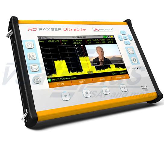 Promax HD RANGER UltraLite : Tablet type TV & Satellite Analyser - VSATPlus