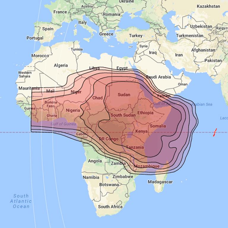iDirect Service via Eutelsat E70B on 70.5° East Ku-Band - VSATPlus