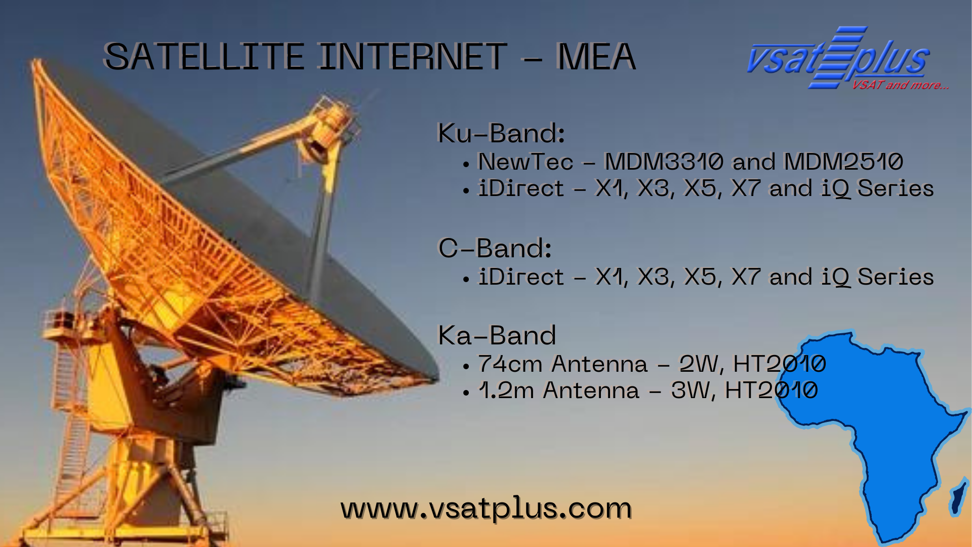 High-Speed Satellite Internet - VSATPlus