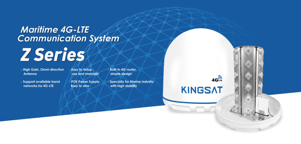 Key Features and Specifications of KINGSAT 4G LTE Maritime Antenna Z6