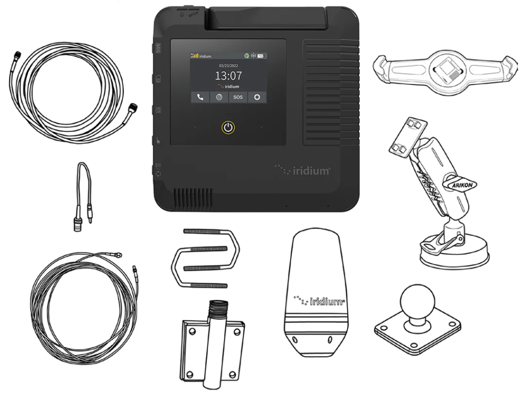 What's In The Kit of Iridium GO! exec Premium Dual Mode Antenna Kit