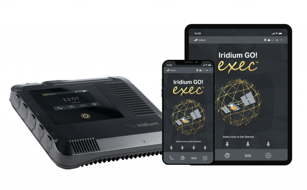 Versatile Connectivity Options of Iridium GO! exec | Portable Wireless Access Device
