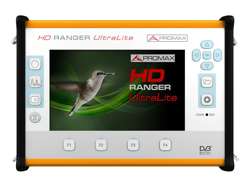 Promax HD RANGER UltraLite : Tablet-sized TV signal and spectrum analyzer
