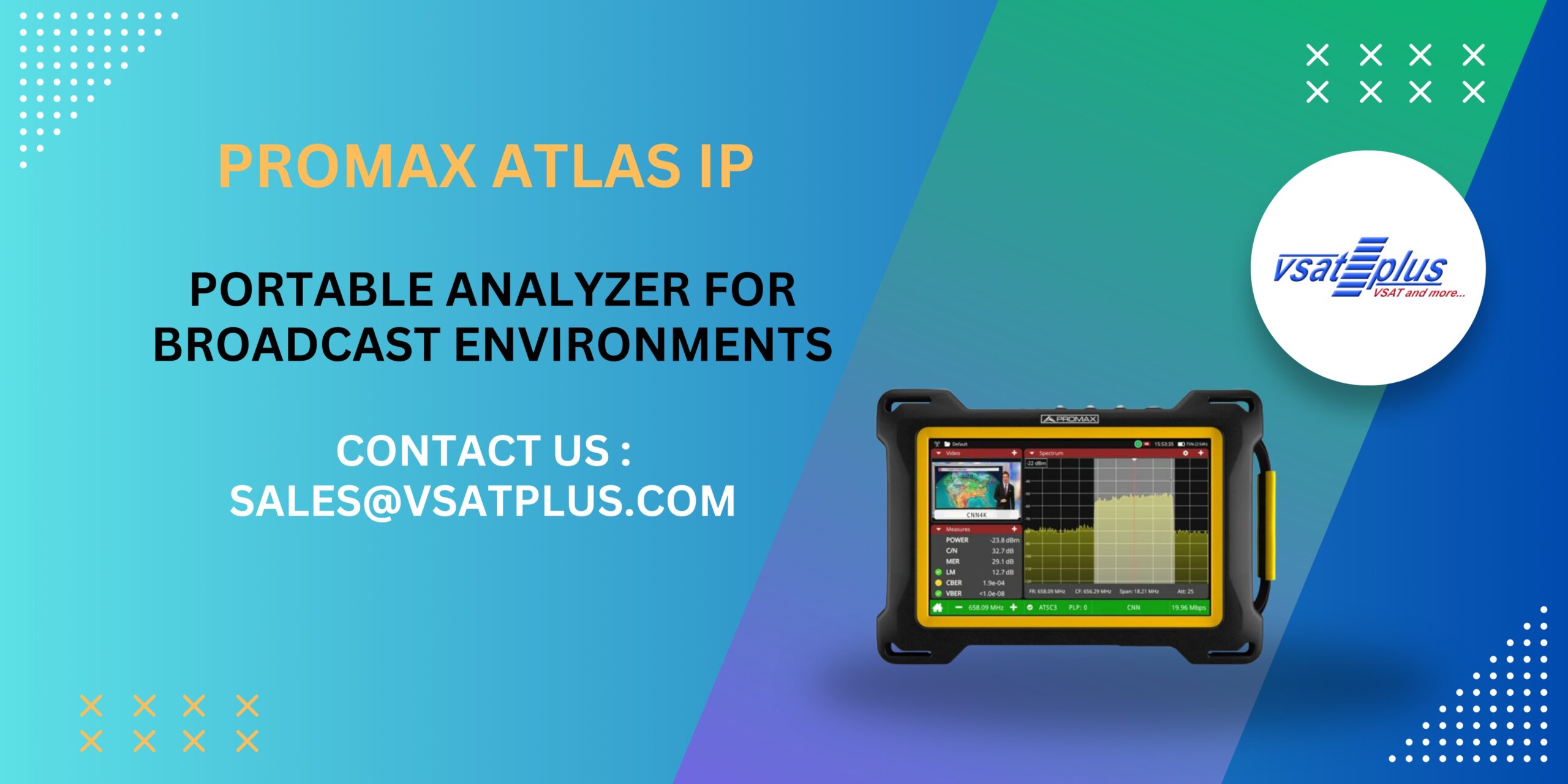 Promax ATLAS IP | Advanced Broadcast Analyzer for IP & Spectrum ...