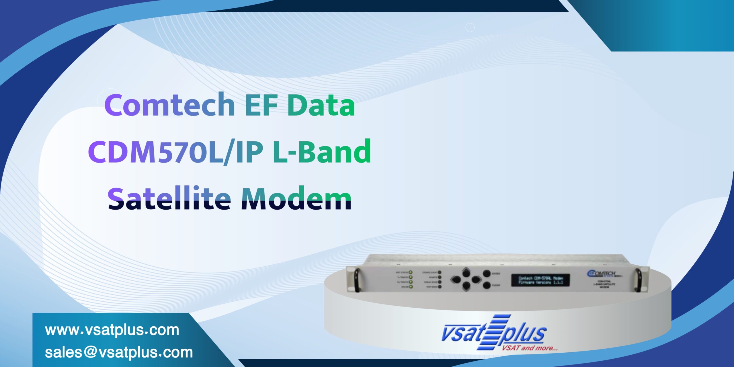Comtech CDM-570/L-IP Satellite Modem - VSATPlus
